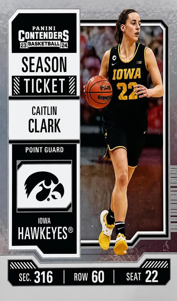 2024 Panini Caitlin Clark Collection Basketball Panini Caitlin Clark #CC1 PSA 8.5