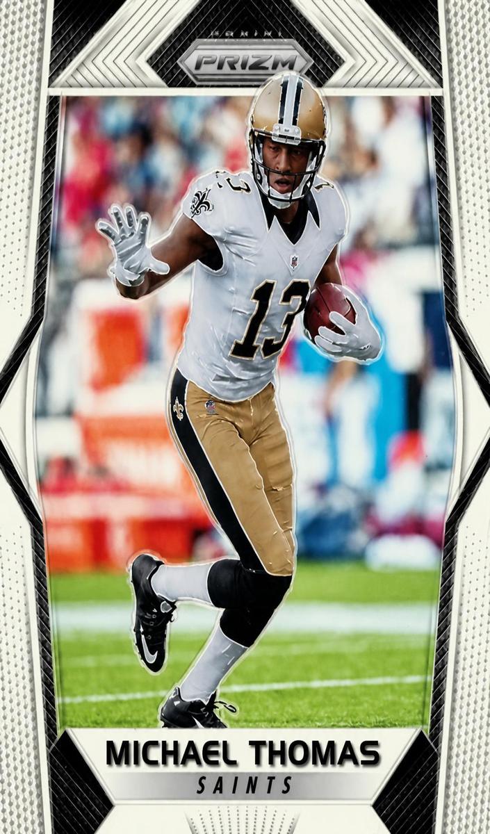 2017 Panini Prizm Football Silver Prizm Michael Thomas #137 PSA 9