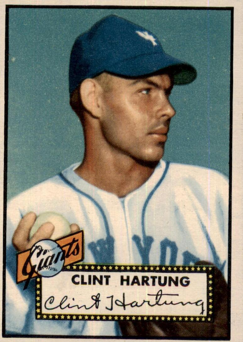 1952 Topps Baseball Clint Hartung #141