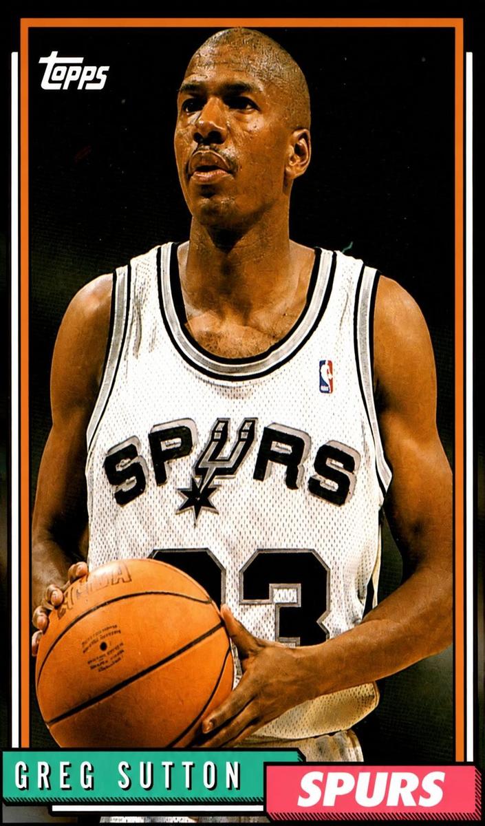 1992 Topps Basketball Greg Sutton #136