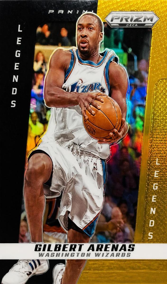 2024 Panini Prizm Deca Basketball Black Gold Gilbert Arenas #234