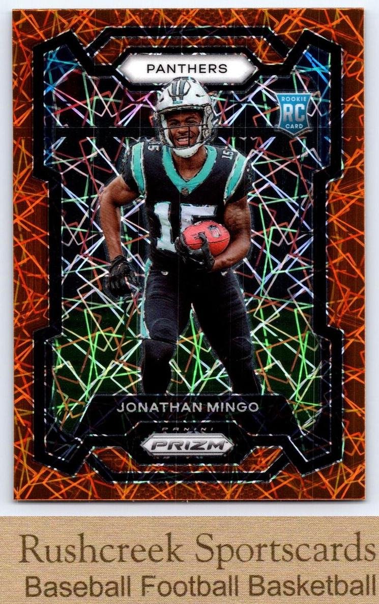 2023 Panini Prizm Football Lazer Jonathan Mingo #312 PSA 8.5