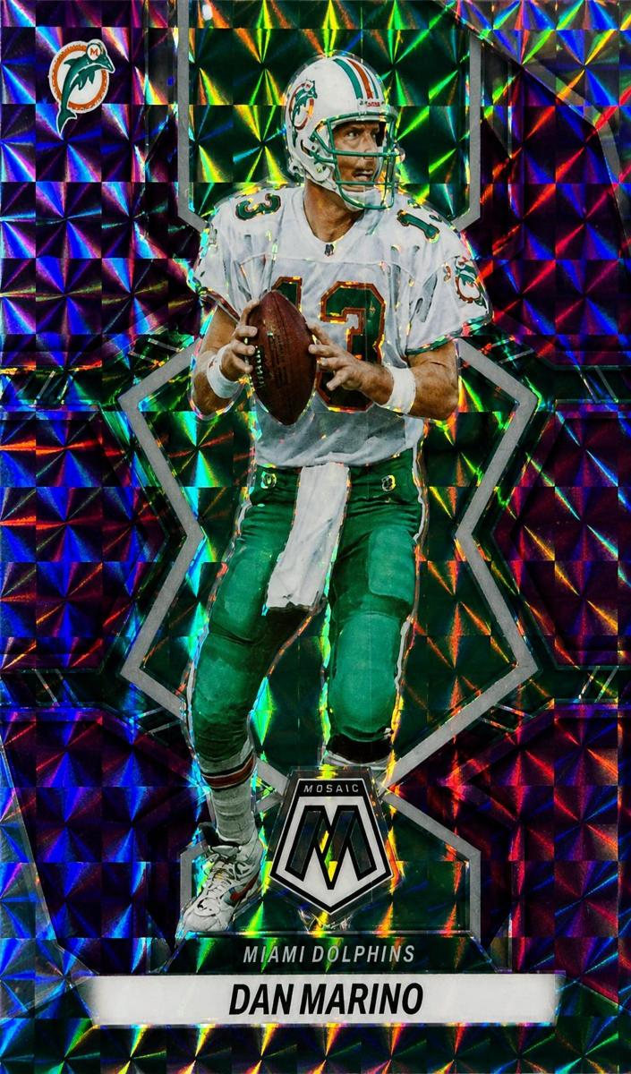 2022 Panini Mosaic Football Purple Dan Marino #126