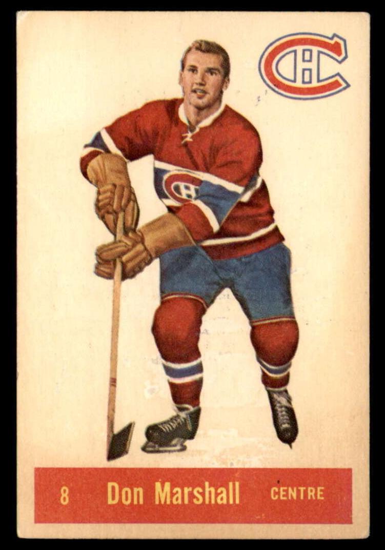 1957 Parkhurst Hockey Don Marshall #8