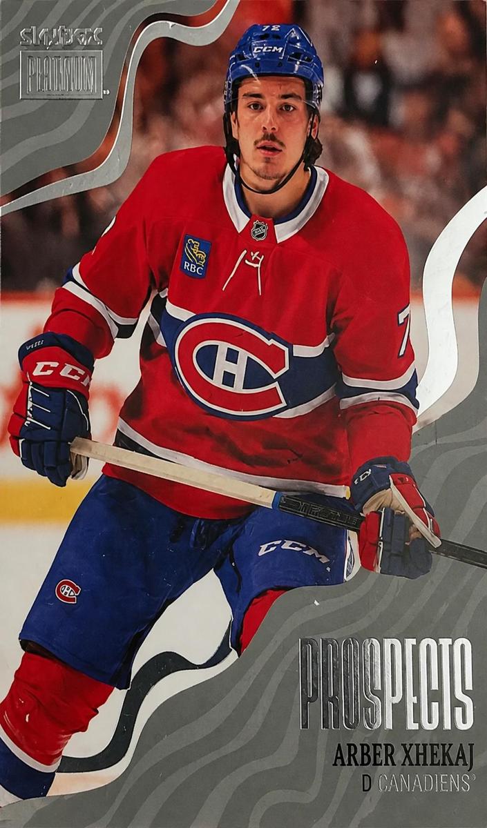 2022 SkyBox Metal Universe Hockey Arber Xhekaj #PP-34
