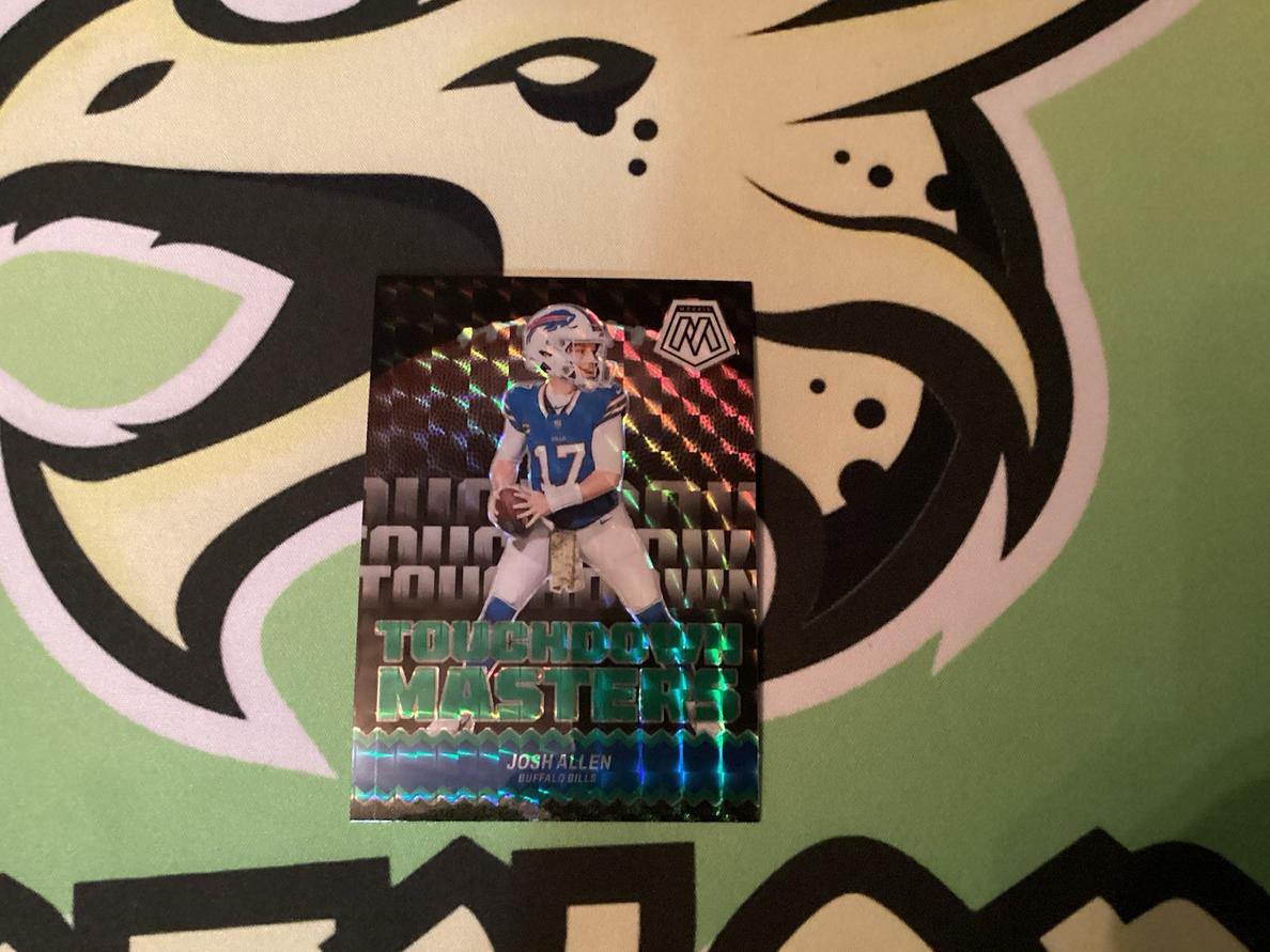 2024 Panini Mosaic Football Green Josh Allen #TM-JAL PSA 10