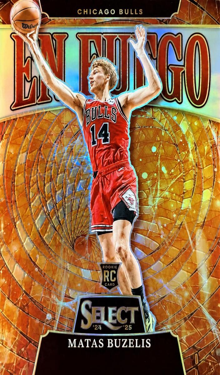 2024 Panini Select Basketball Silver Matas Buzelis #14