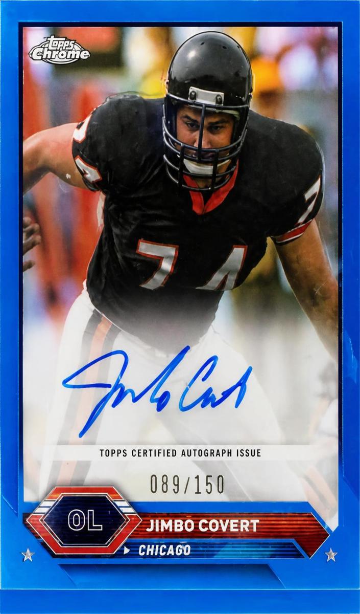 2023 Topps Composite Football Blue Refractor Jimbo Covert #TCA-JCO SGC 9