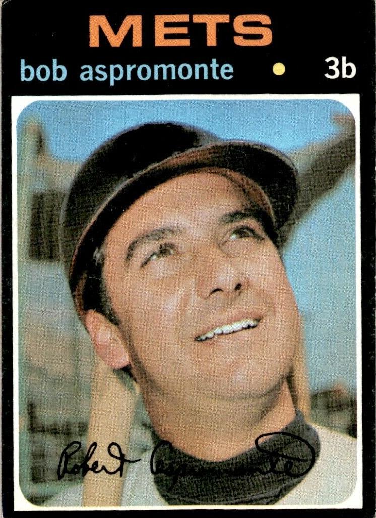 1971 Topps Baseball Bob Aspromonte #469 PSA 7.5
