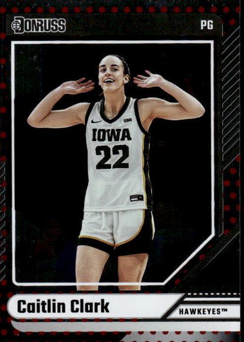 2024 Panini Caitlin Clark Collection Basketball Dot Caitlin Clark #13 PSA 9
