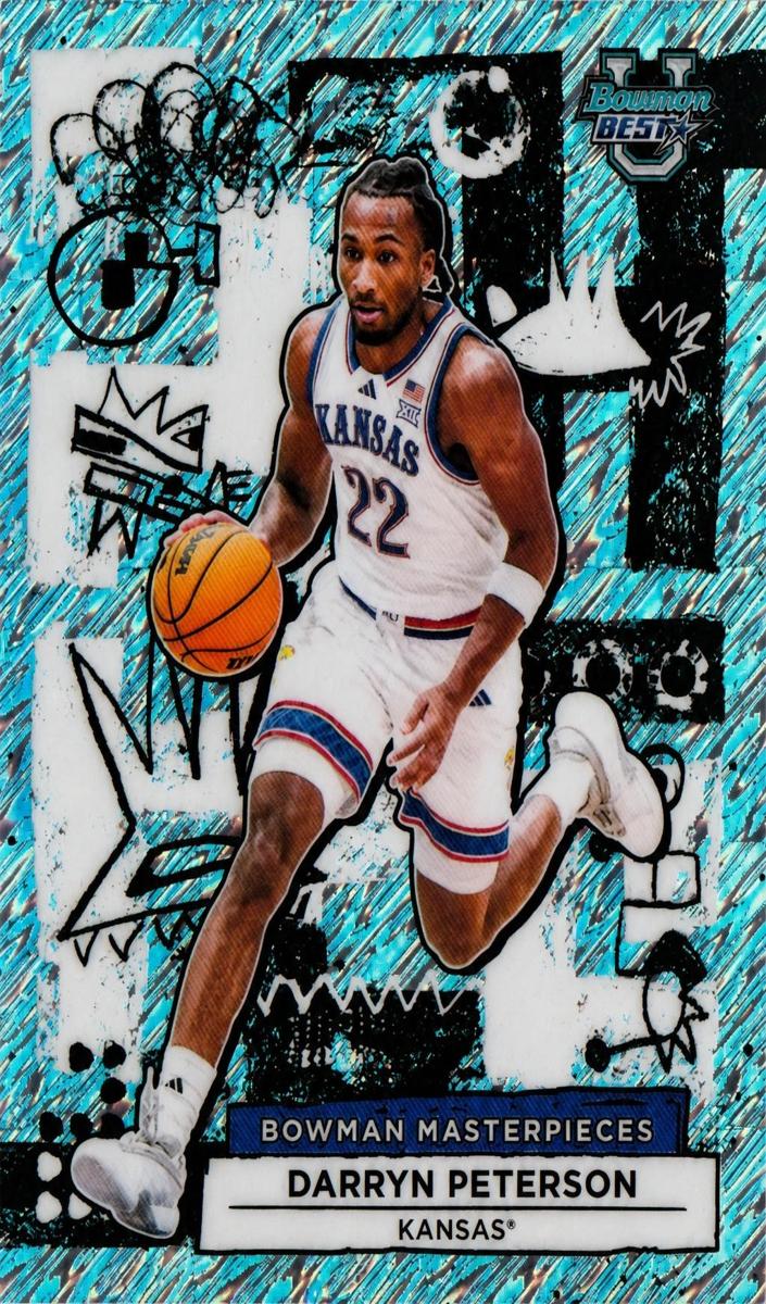 2025 Bowman Best University Basketball Shimmer Refractor Darryn Peterson #BM-3
