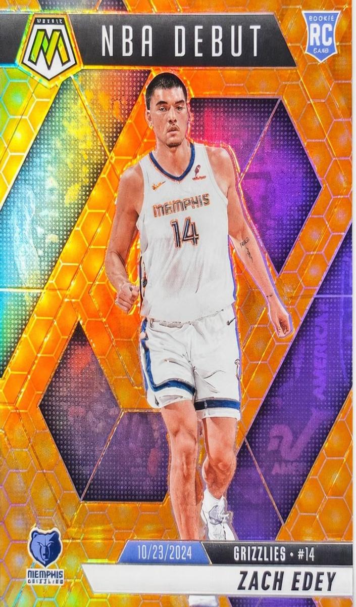 2024 Panini Mosaic Basketball Honeycomb Zach Edey #251 PSA 9