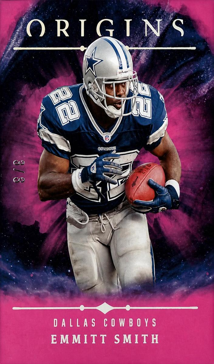 2024 Panini Origins Football Pink Emmitt Smith #21