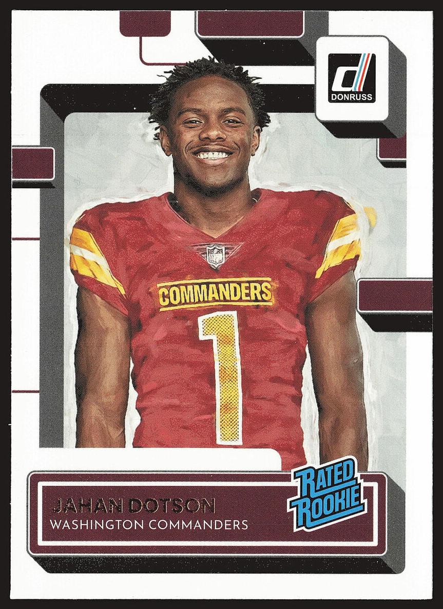 2022 Panini Donruss Football Portrait Jahan Dotson #310