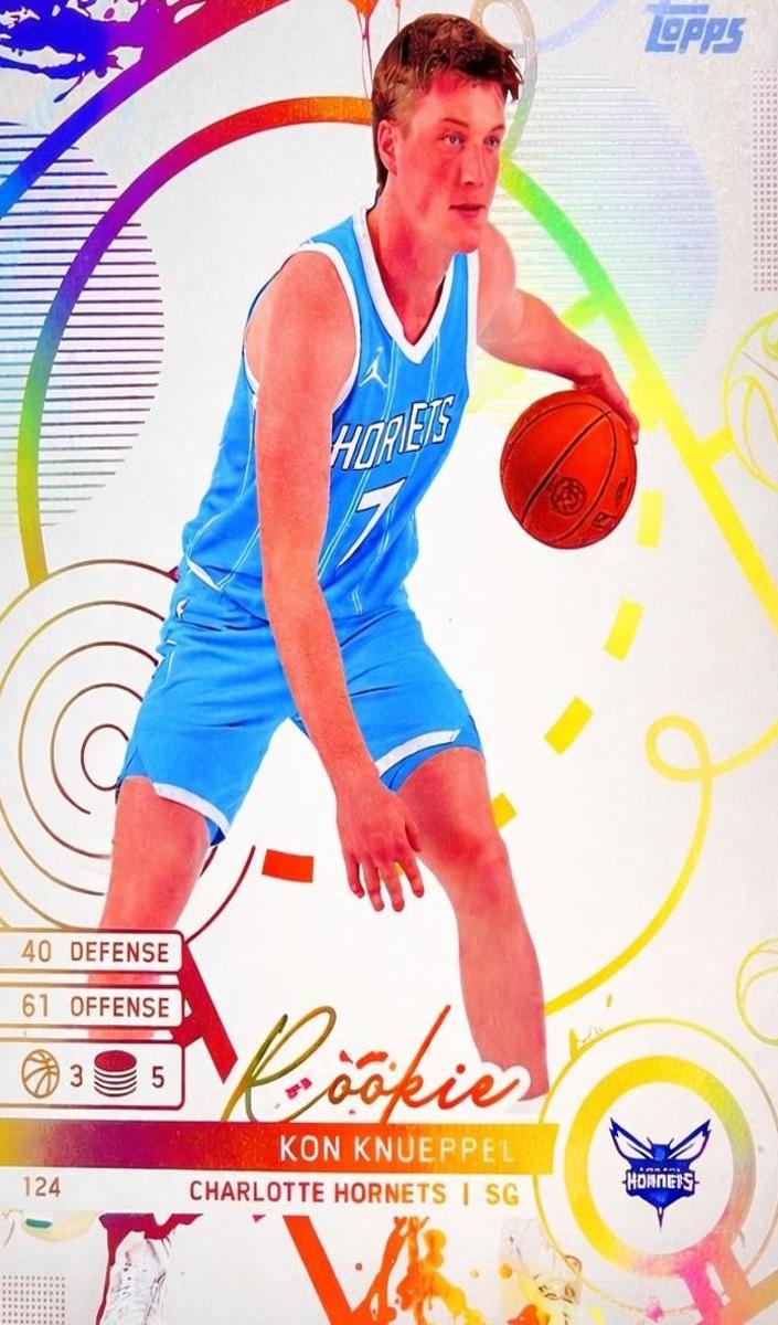 2025 Topps Match Attax Basketball Kon Knueppel #124 PSA 10