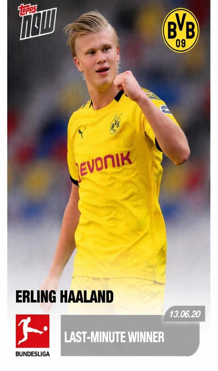 2019 Topps Now Bundesliga Soccer Base Erling Haaland #173