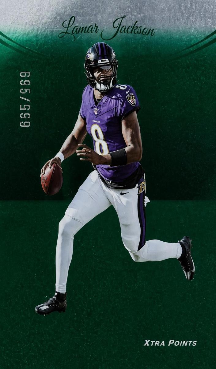 2024 Panini Prestige Football Green Xtra Points Lamar Jackson #20