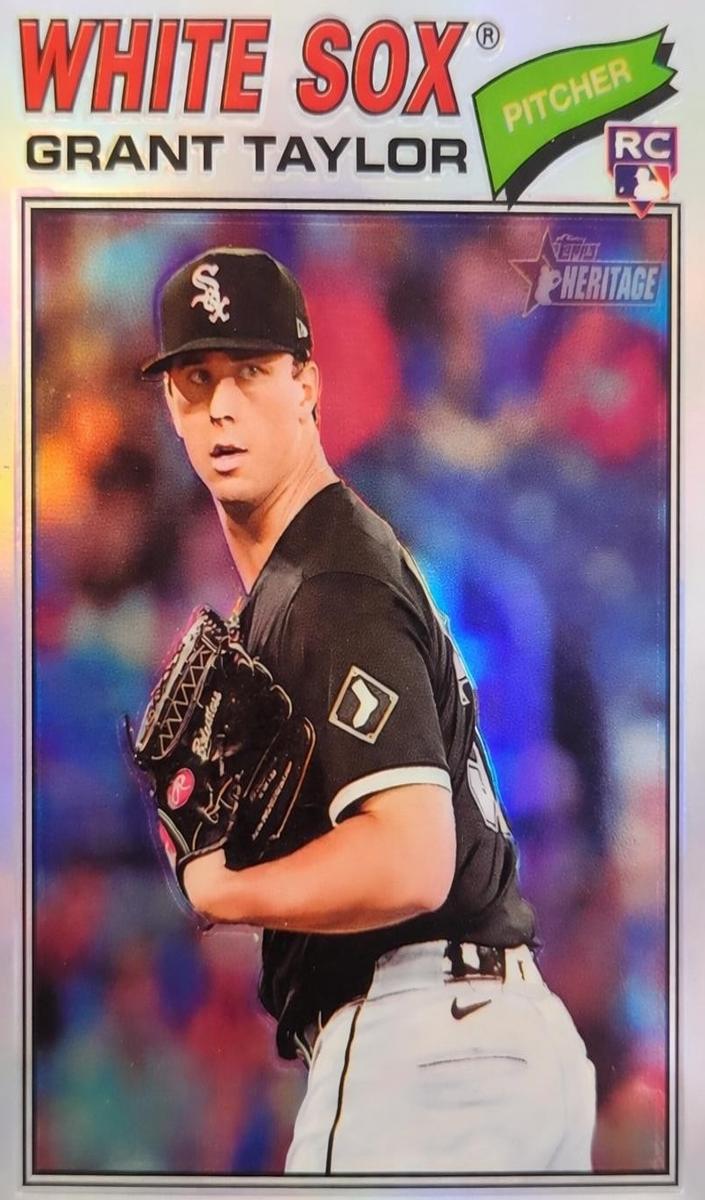 2026 Topps Heritage Baseball Refractor Grant Taylor #329