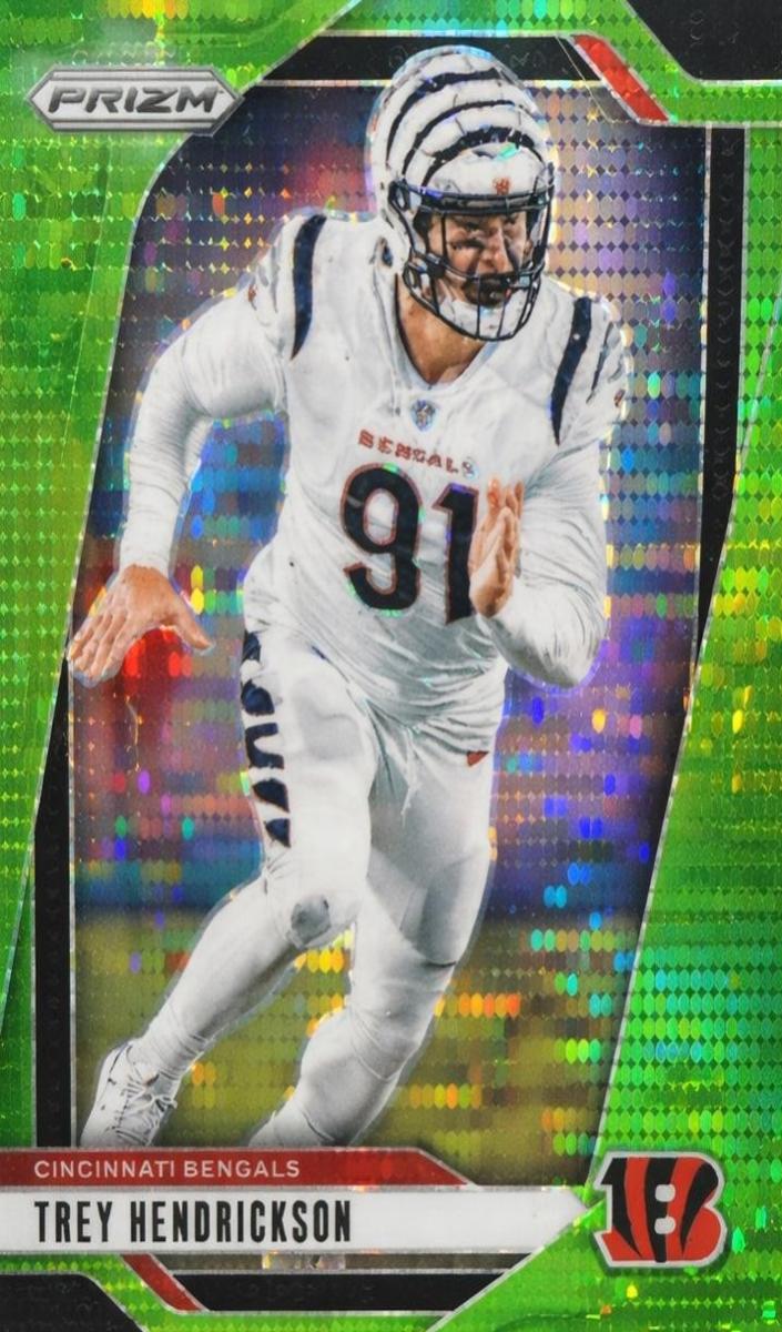 2024 Panini Prizm Football Neon Green Pulsar Trey Hendrickson #59