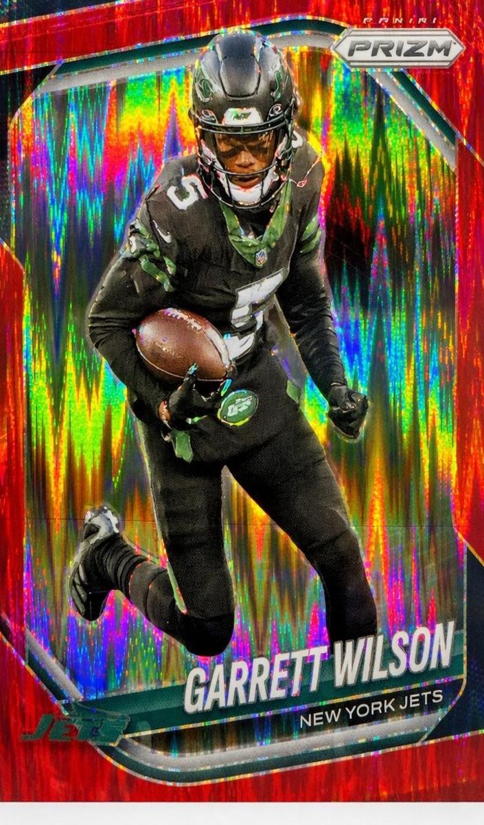 2025 Panini Prizm Football Red Flash Garrett Wilson #178