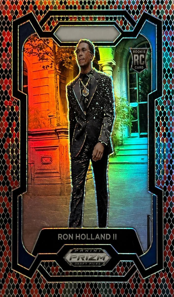 2024 Panini Prizm Draft Picks Basketball Snakeskin Ron Holland II #8