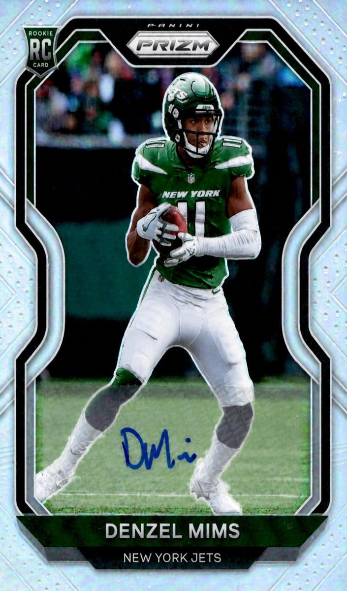 2020 Panini Prizm Football Denzel Mims #355 PSA 9