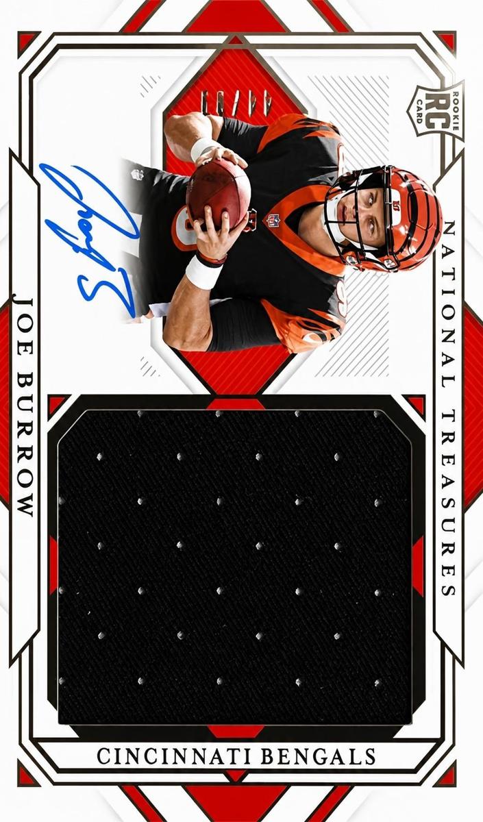 2020 Panini National Treasures Football Joe Burrow #RMS-JB