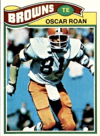 1977 Topps Football Oscar Roan #496 PSA 9