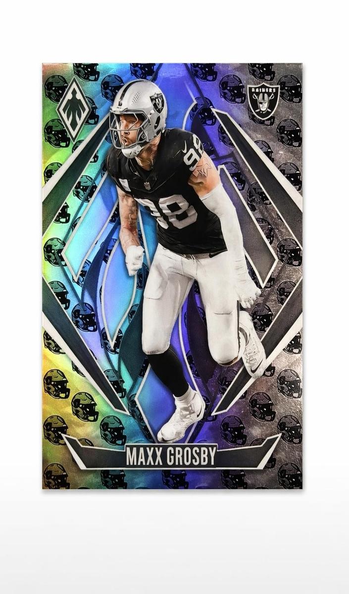 2024 Panini Phoenix Football Team Helmet Maxx Crosby #107