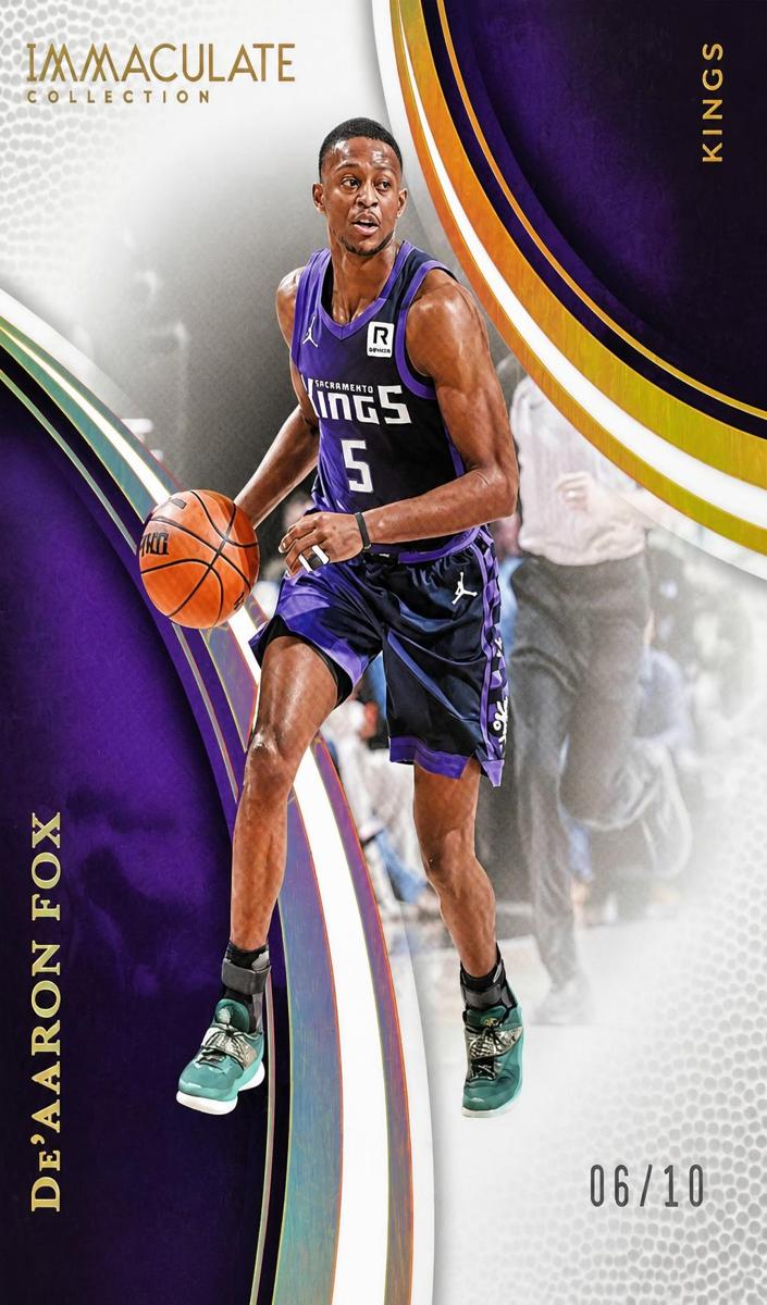 2024 Panini Immaculate Collection Basketball Gold De'Aaron Fox #87