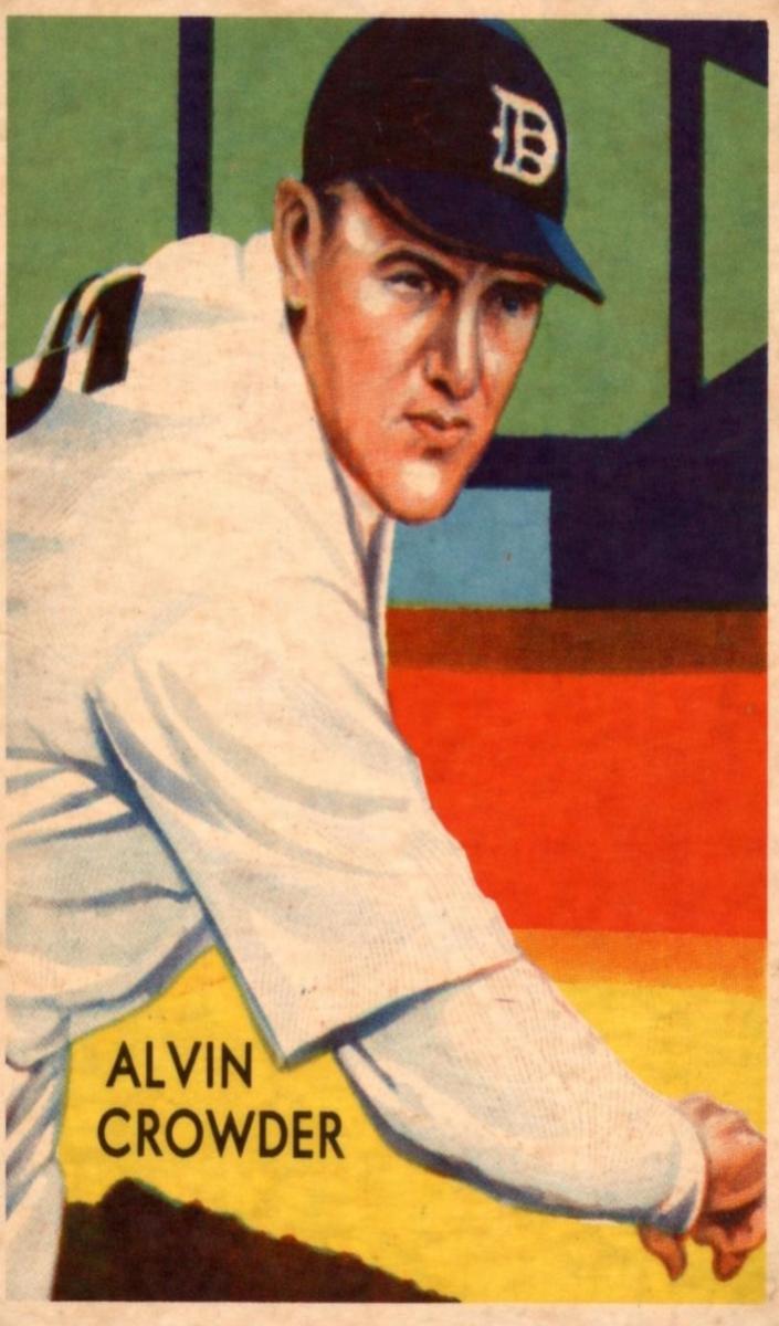 1935 Diamond Stars Baseball Alvin Crowder #93