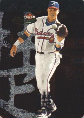 2001 Fleer Futures Baseball Chipper Jones #6C PSA 10