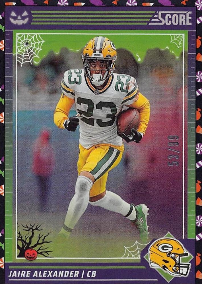 2024 Panini Score-a-Treat Football Trick or Treat Jaire Alexander #100