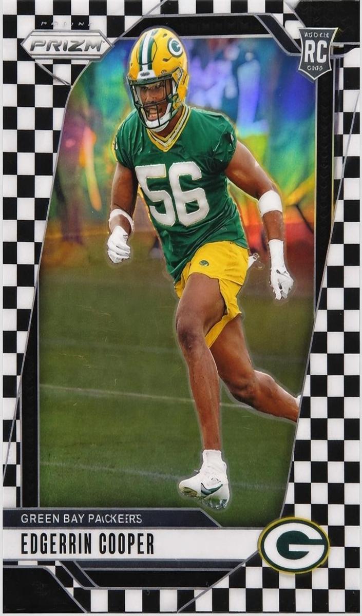 2024 Panini Prizm Football Black and White Checker Edgerrin Cooper #331
