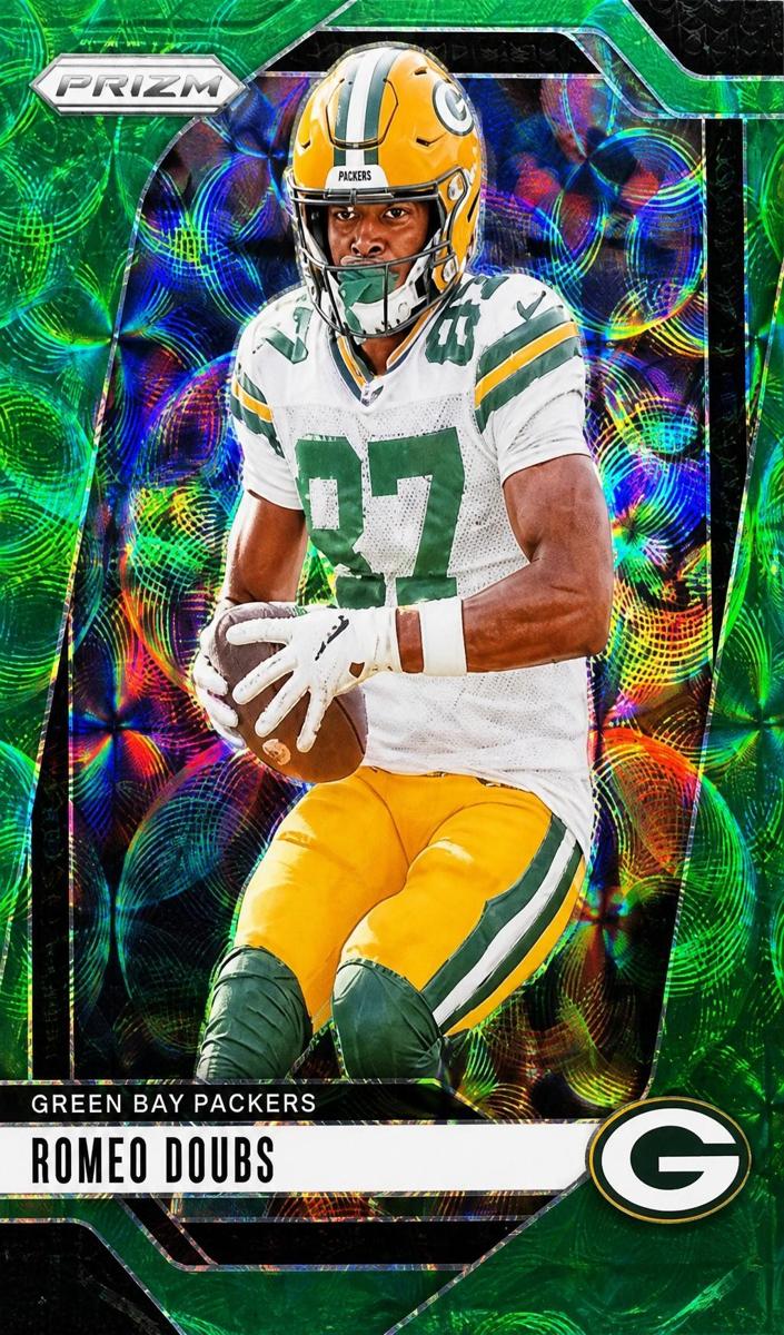 2024 Panini Prizm Football Green Scope Romeo Doubs #104