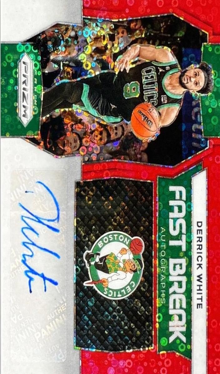 2023 Panini Prizm Basketball Red Derrick White #FB-DWB SGC 10