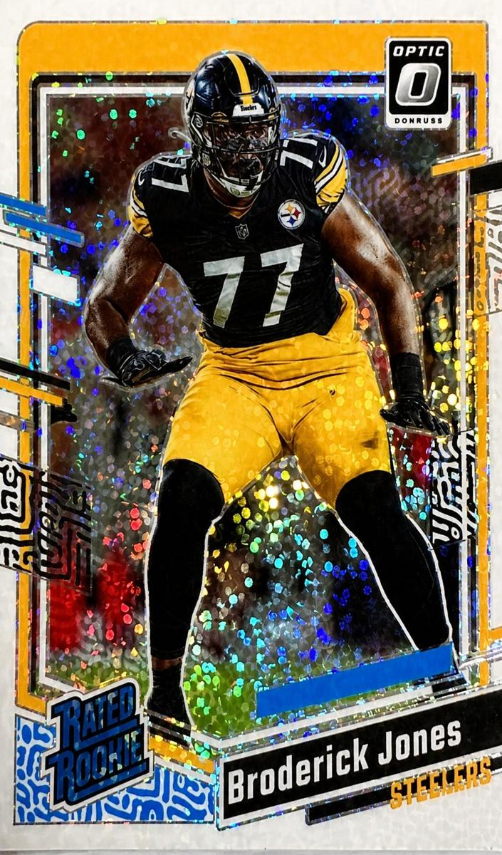 2023 Donruss Optic Football White Sparkle Broderick Jones #285