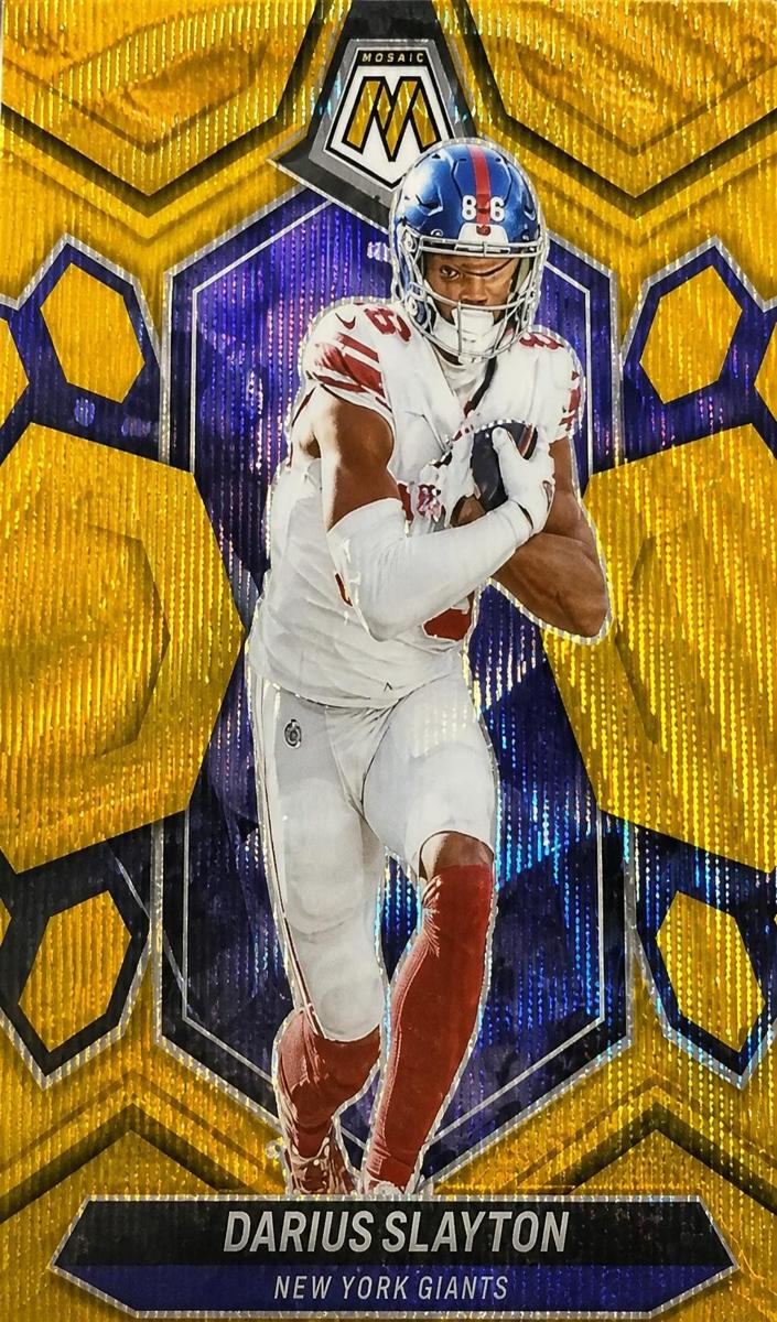 2024 Panini Mosaic Football Gold Wave Darius Slayton #165