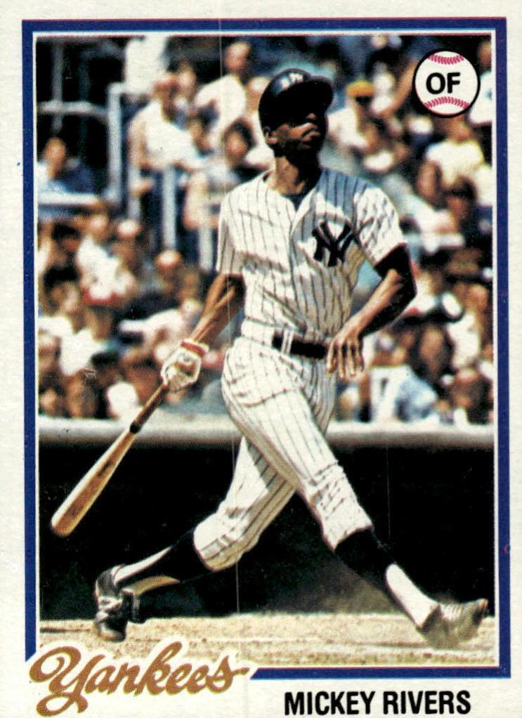 1978 Topps Baseball Mickey Rivers #690