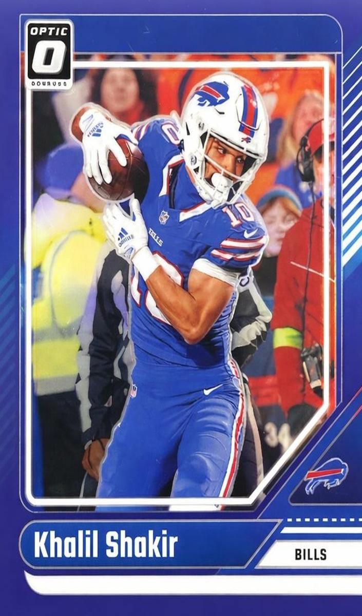 2024 Donruss Optic Football Blue Khalil Shakir #23