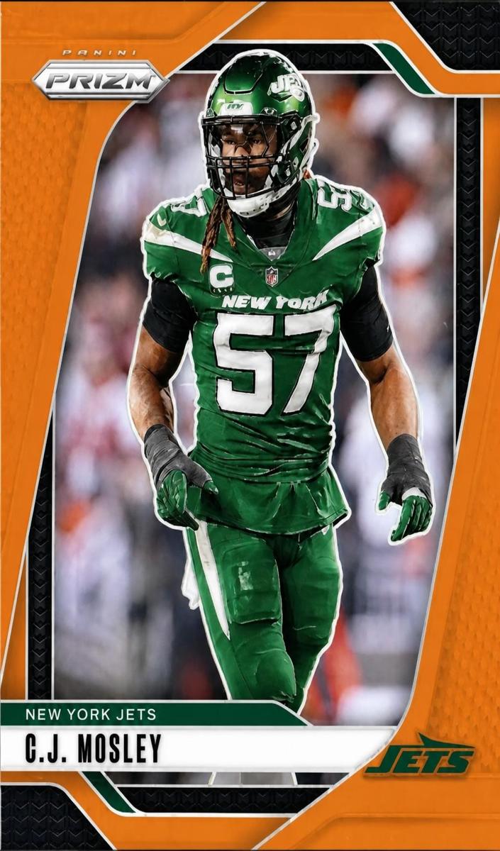 2024 Panini Prizm Football Orange C.J. Mosley #227