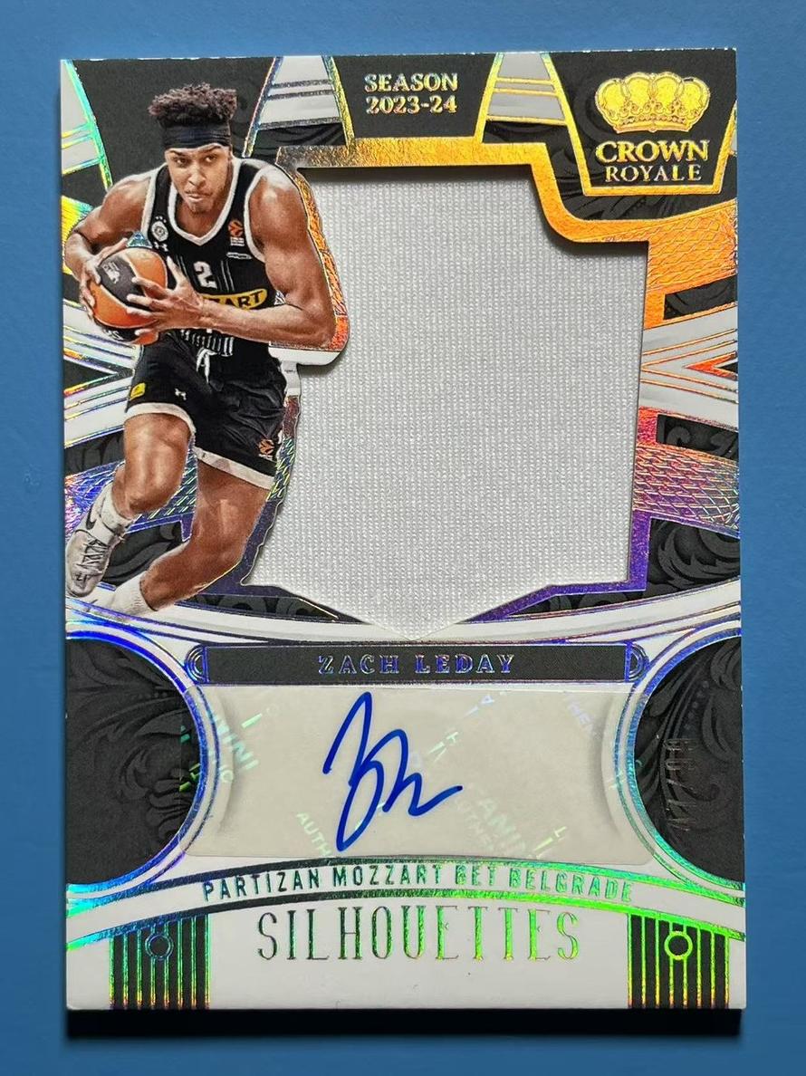 2023 Panini Crown Royale Turkish Airlines EuroLeague Basketball Zach LeDay #SL-LED