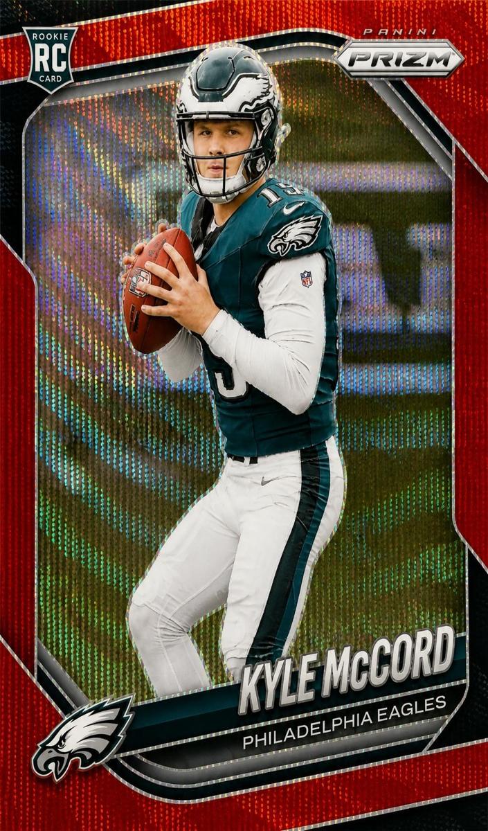 2025 Panini Prizm Football Red Wave Kyle McCord #377