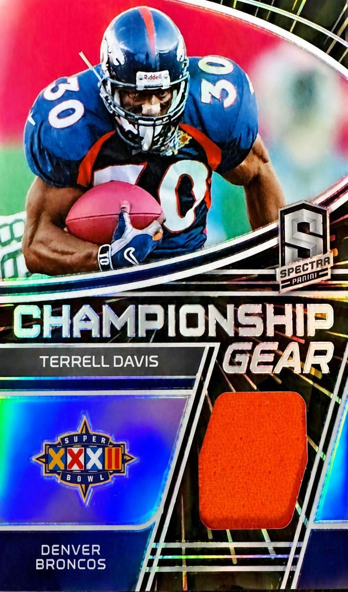 2022 Panini Spectra Football Hyper Terrell Davis #CG-TDA