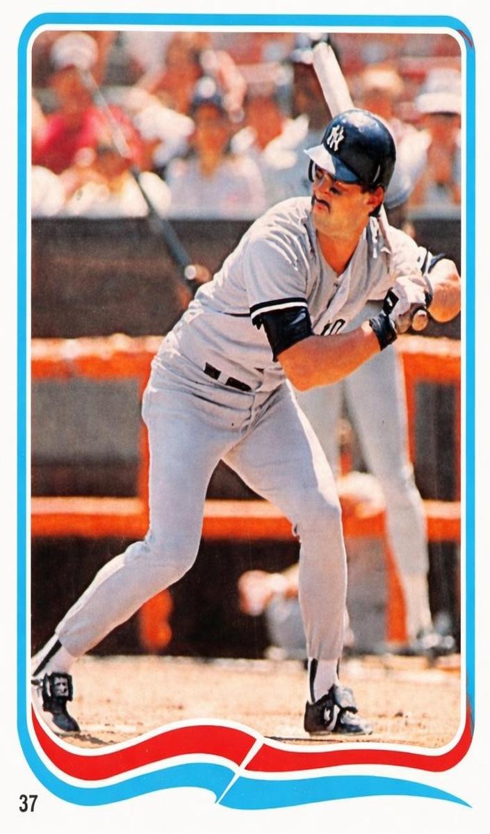 1985 Fleer Star Stickers Baseball Don Mattingly #37