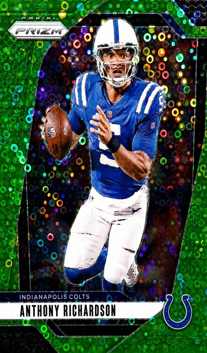 2024 Panini Prizm Football No Huddle Neon Green Anthony Richardson #120