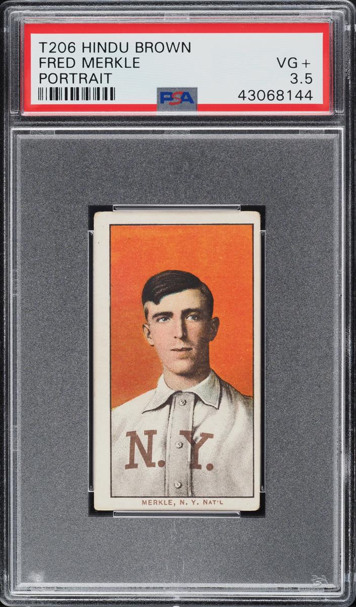 1909-11 T206 Baseball Portrait Fred Merkle #NNO