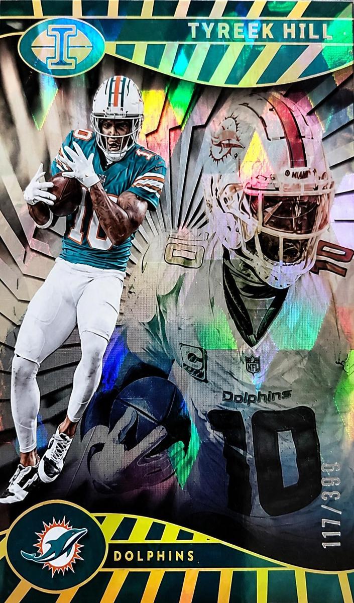 2024 Panini Illusions Football Cubic Trophy Collection Tyreek Hill #57