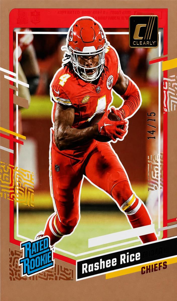 2023 Panini Clearly Donruss Football Orange Rashee Rice #79