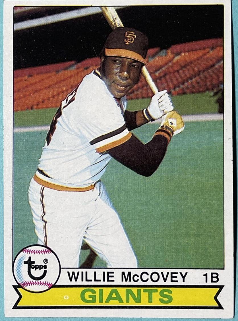 1979 Topps Baseball Willie McCovey #215 PSA 8.5